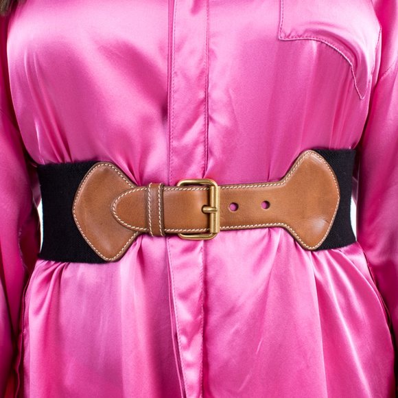 PRADA BLACK CLASSIC BELT | WOMENS SIZE 75CM - Picture 3 of 3